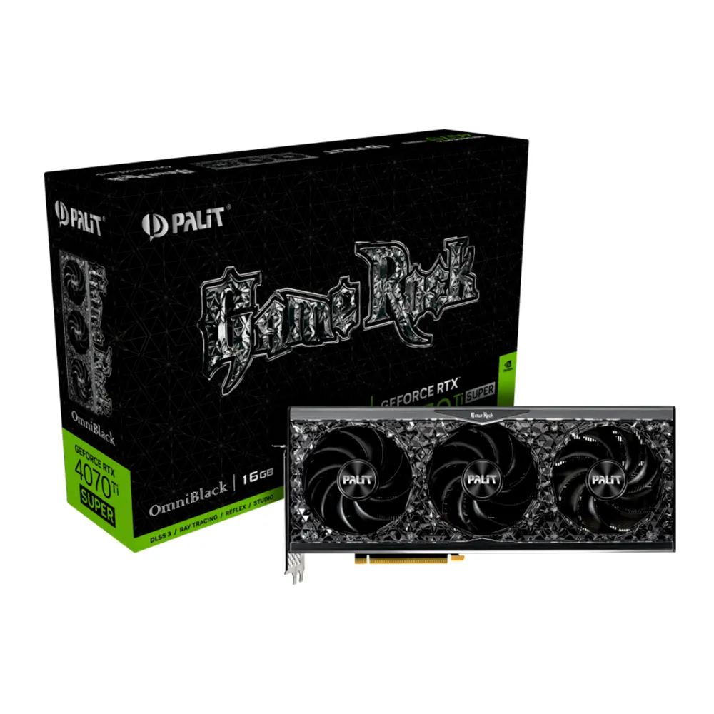 Palit GeForce RTX 4070 Ti SUPER GameRock OmniBlack | Mtech