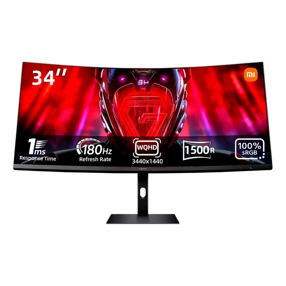 Xiaomi Curved Gaming Monitor G34WQi (C34WQBA-RGGL) | Mtech